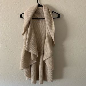 Sleeveless Sweater Cardigan